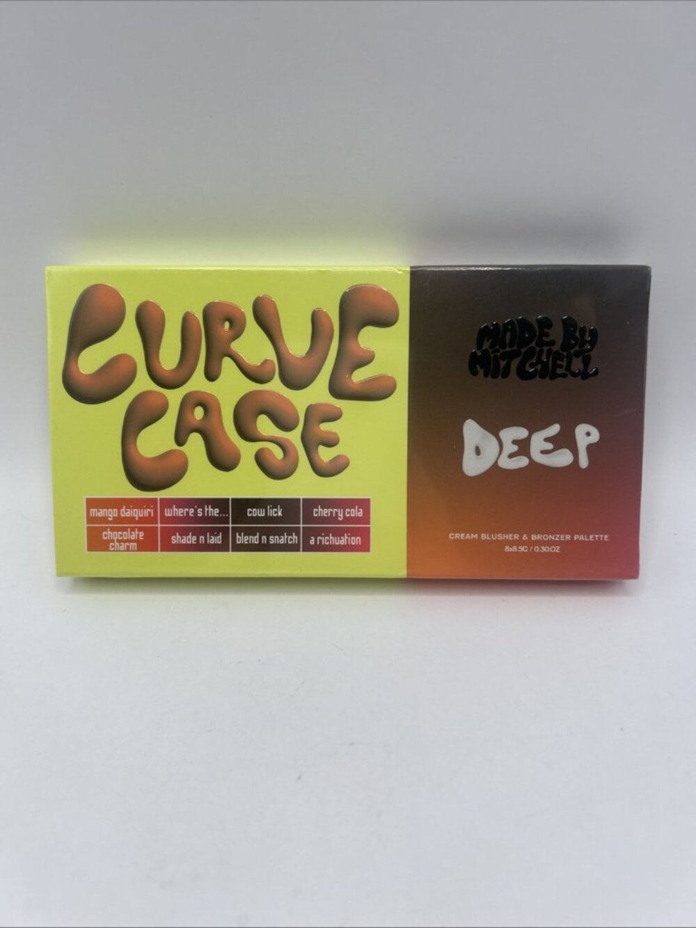 Made By Mitchell Curve Case Deep Matte Cream Blusher & Bronzer Palette 0.30 oz